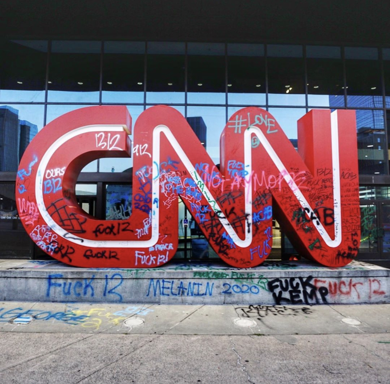 Downtown Atlanta Starts The Cleanup Process