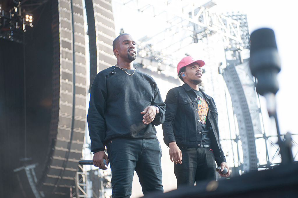 Kanye West and Chance the Rapper