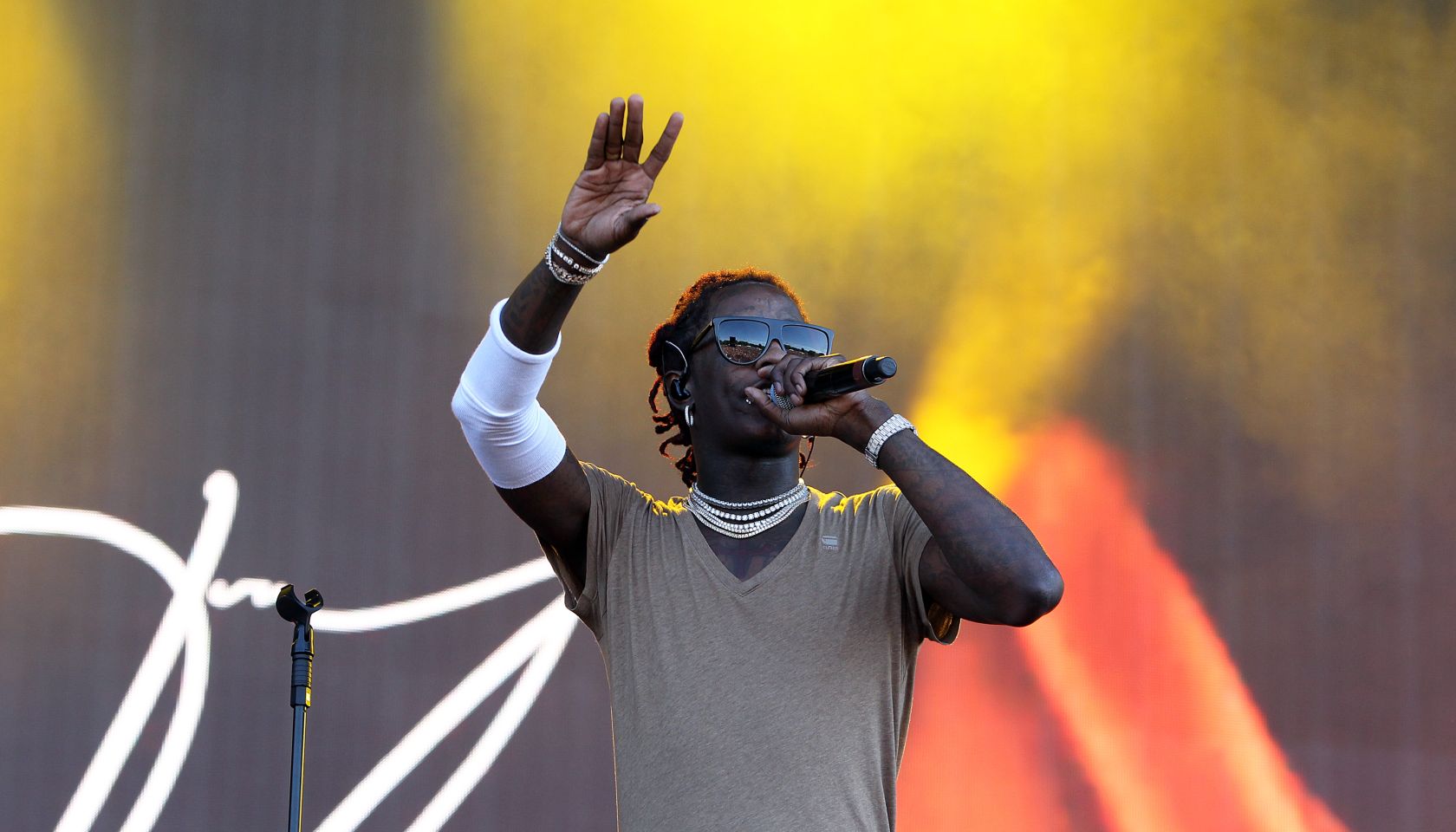 Lil Yachty and Young Thug at Wireless Festival 2017