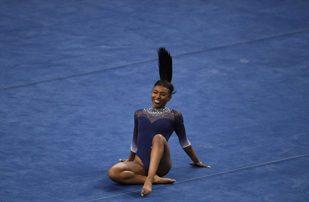 UCLA Bruins defeated the Arizona Wildcats in the season opener of Gymnastics.