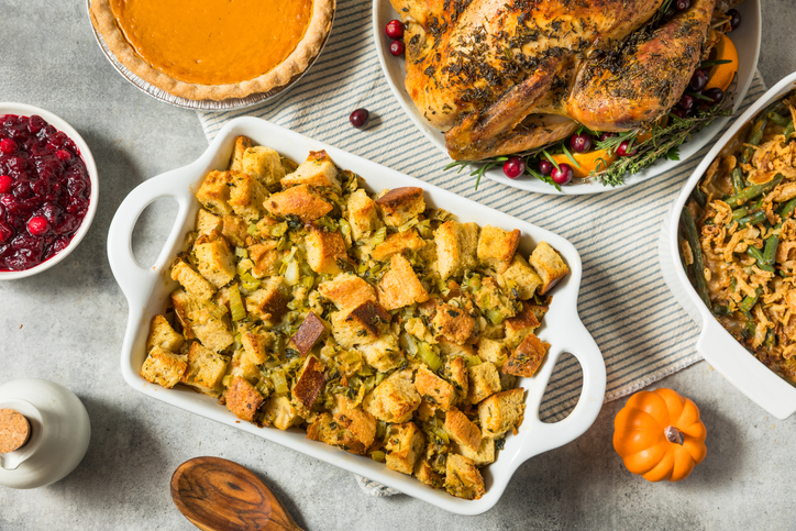Homemade Turkey Stuffing for Thanksgiving Dinner
